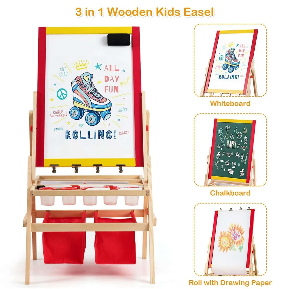 XCSOURCE XcSOURcE Art Easel for Kids, 3 in 1 Adjustable Double