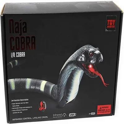 Remote Control Infrared Naja Cobra Prank Toy