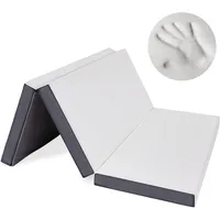 4 Memory Foam Mattress, Portable Bi-Layered Trifold Mattress