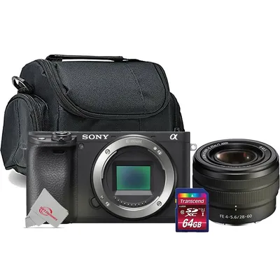 Sony Alpha A6400 Mirrorless Camera With Sony Fe 28-60mm F/4-5.6 Lens Kit