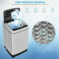 Full-automatic Washing Machine 1.5 Cu.ft 11 Lbs Washer & Dryer