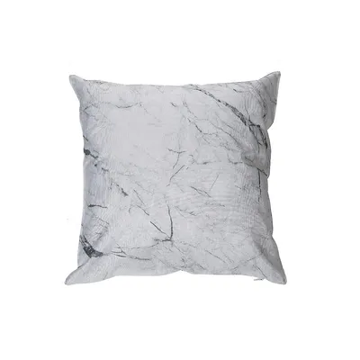 Outdoor Waterproof Cushion (white Marble) - Set Of 2