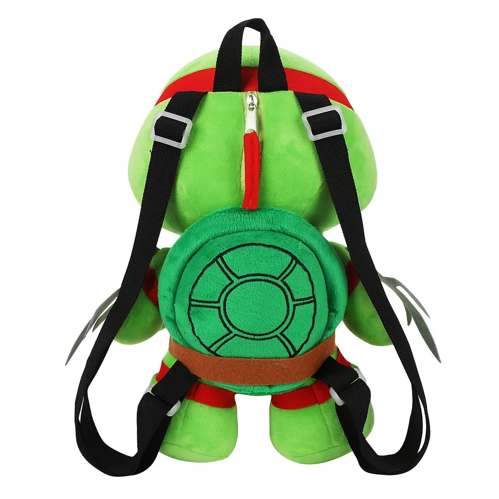 Teenage Mutant Ninja Turtles Raphael 14" Kids Plush Backpack