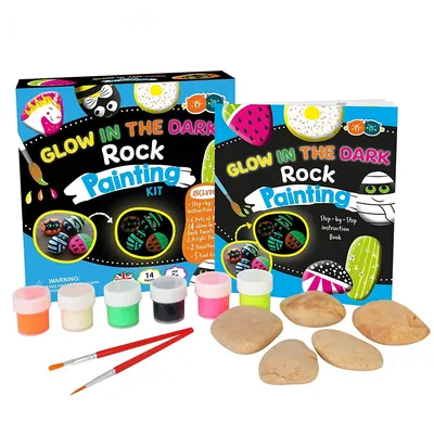 Glow-in-the-dark Rock Painting Kit
