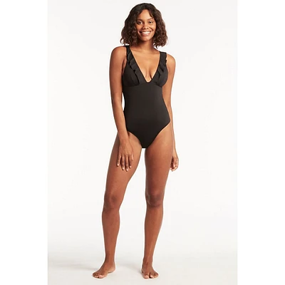 Eco Essentials Frill One Piece Swimsuit