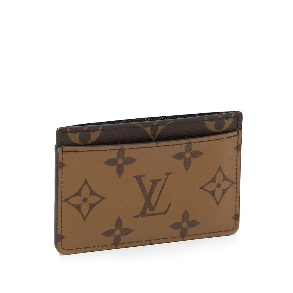  Louis Vuitton Women's Pre-Loved Card Holder, Monogram