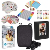 2x3 Inches Premium Zink Photo Paper (50 Pack) Accessory Kit With Photo Album, Case, Stickers, Markers