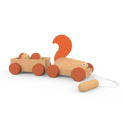 Squirrel Trailer Toy