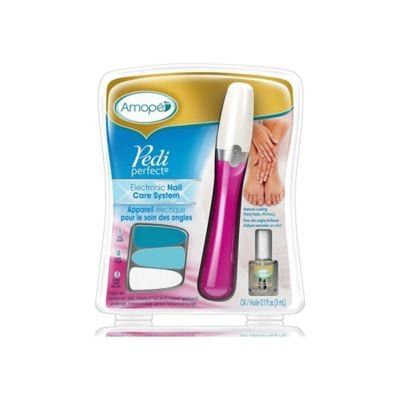 Pedi Perfect Electronic Nail File With Nail Oil Sample