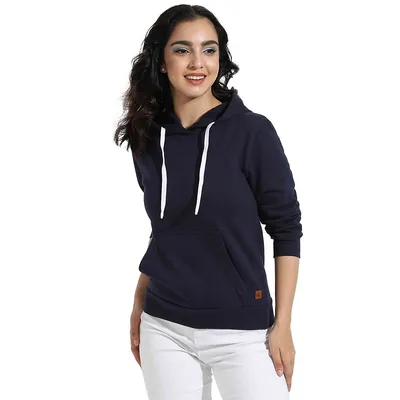 Women's Pullover Hoodie With Kangaroo Pockets