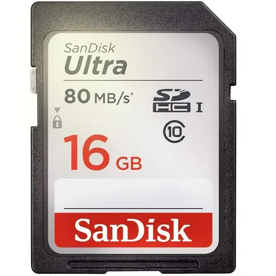 Ultra 16gb Class 10 Sdhc Uhs-i Memory Card Up To 80mb/s Sdsdunc-016g-gn6in