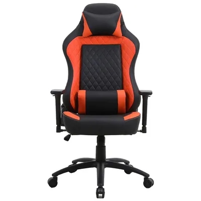 Ninja-x Ergonomic Swivel Computer Gaming Chair - Black & Orange