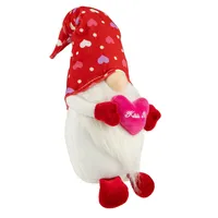 16" Red Hearts Kiss Me Valentine's Day Gnome