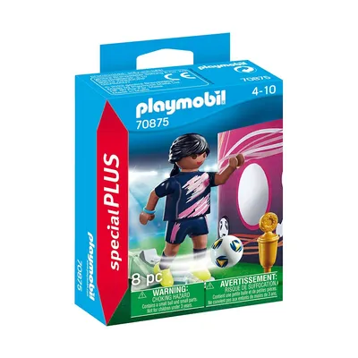 Special Plus: Soccer Player With Goal