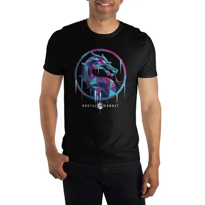 Mortal Kombat Sub-zero Logo Mens Black T-shirt