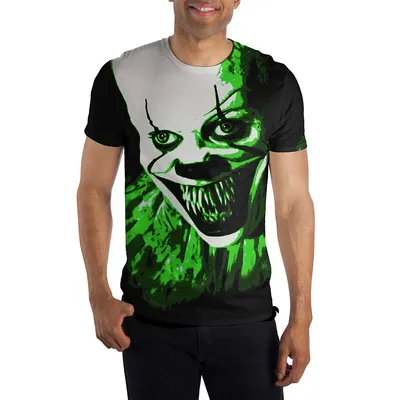 It Pennywise Big Face Clown Black & Green T-shirt