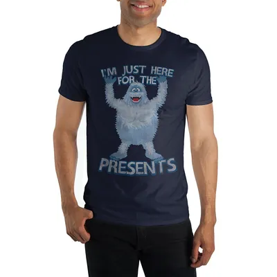 Rudolph Bumble The Abominable Snow Monster Mens Navy T-shirt