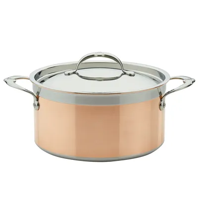 Copperbond 6qt Covered Stockpot