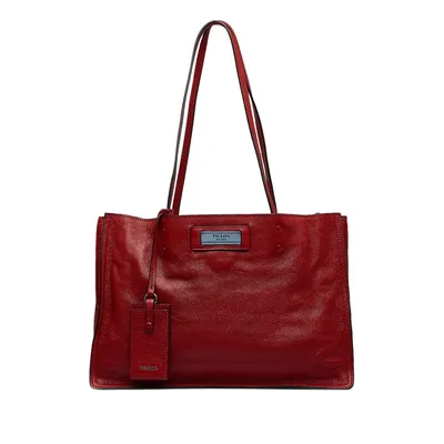 Pre-loved Etiquette Leather Tote Bag