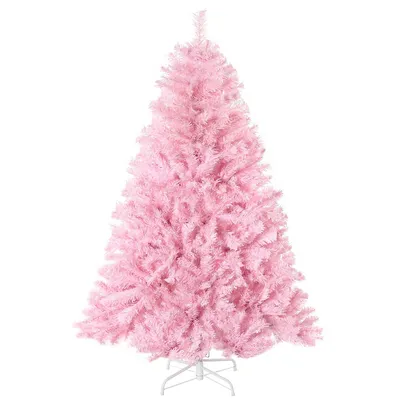 5ft Artificial Pink Christmas Tree With Wide Shape