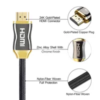 Premium Hdmi Cable V2.0 Ultra Hd 4k 2160p 1080p 3d High Speed Ethernet Hec Arc