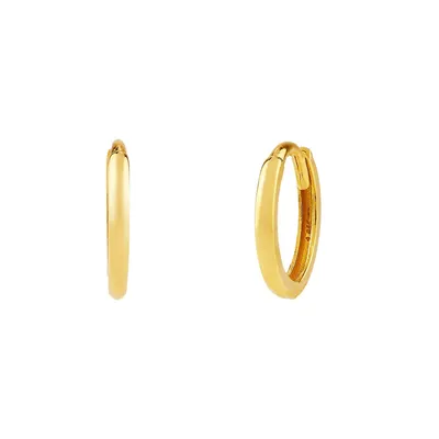 10k Gold Mini Huggie Earrings