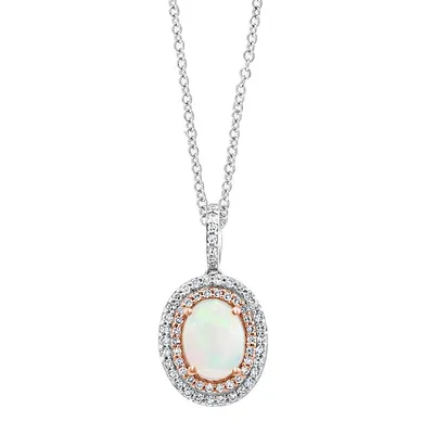 Opal Pendant Necklace