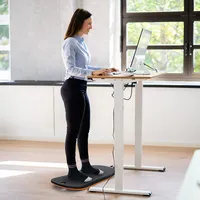 Portable Anti-fatigue Balance Board Wobble Board W/raised Massage Points Office