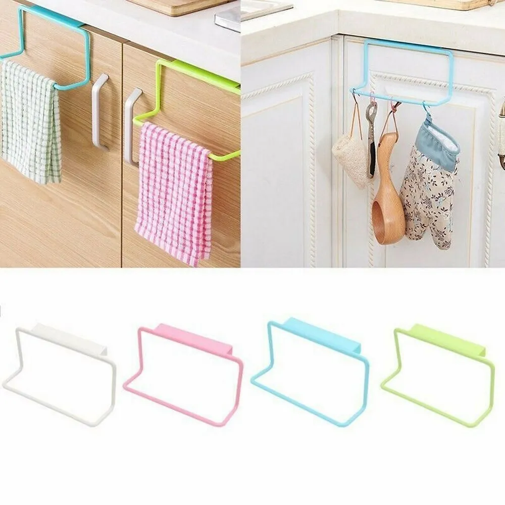 20 Pcs Kitchen Towels With 2 Pcs Towel Rack Sponge Holder