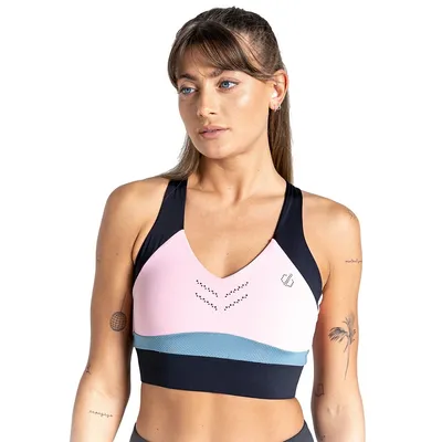Womens/ladies Crystallize Recycled Sports Bra