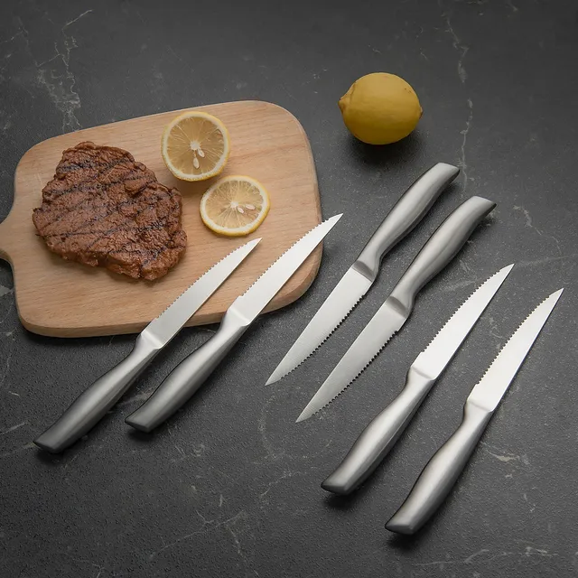 Costway 16-Piece Kitchen Knife Set Stainless Steel Knife Block Set