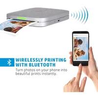 Sprocket 3x4 Instant Photo Printer – Wirelessly Print 3.5x4.25” Photos On Zink Paper From Ios & Android Devices
