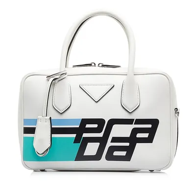 Pre-loved Racing Logo Satchel