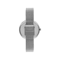 Ladies Lc07241.330 3 Hand Silver Watch With A Silver Mesh Band And A White Dial