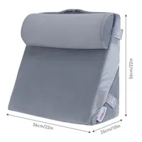 Bed Wedge Pillow Adjustable Folding Memory Foam Angle Incline Cushion Reading Sleep Back Support