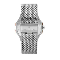 Potenza 42mm Quartz Stainless Steel Watch In Silver/silver