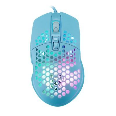 Wired Gaming Mice Mouse Rgb Flowing Backlit Light For Pc Laptop Computer, Blue