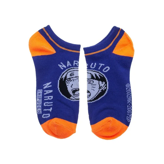 Bioworld Naruto Themed 5 Pack Womens Juniors Ankle Socks