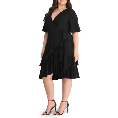 Miranda Wrap Dress (plus Size)