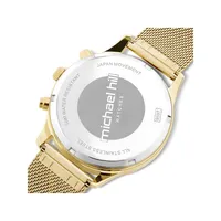 Men's Chronograph Watch In Gold Tone Stainless Steel