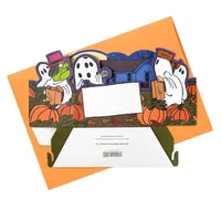 Paper Wonder Peanuts Halloween Pop Up Card With Light And Sound (Great Pumpkin)