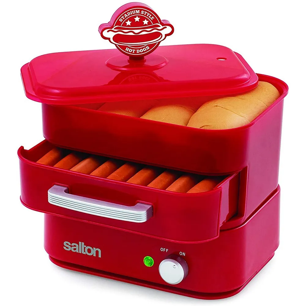 Hd1905 Steamer For Hot Dog Red