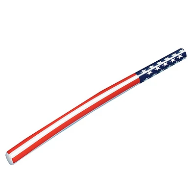 72-inch Red And White Patriotic Stars And Stripes Inflatable Swimming Pool Float