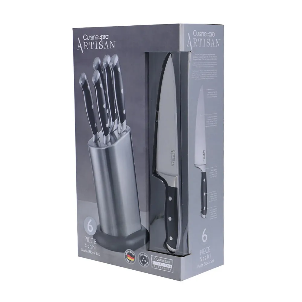 Cuisine::pro ID3 Black Samurai The Egg 9-Piece Knife Block Set