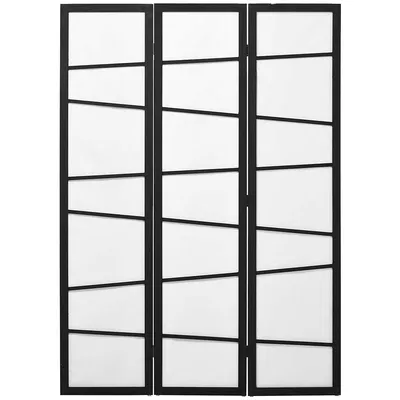 3-panel Room Divider Folding Privacy Screen For Bedroom