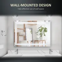 Wall Mounted Led Dimmable Bathroom Mirror