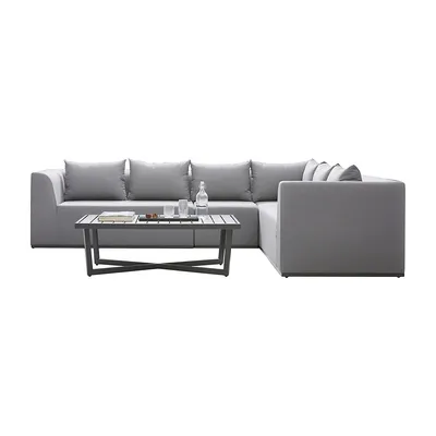 Ficarazzi Outdoor Sofa Set & Coffee Table