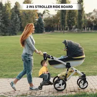 2 In 1 Universal Baby Stroller Board With Detachable Seat, Stroller Attachment For Toddler To 55lbs