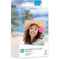 Sprocket 3.5 X 4.25” Zink Photo Paper - Kit: 50 Pack Zink Paper, Case, Photo Album, Markers, Sticker Sets