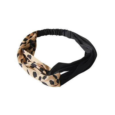 Cheetah And His Onyx Pure Silk Headband